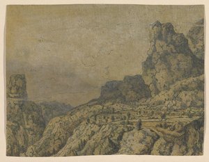 Platolu Dağ Vadisi, yak. 1625-30. by Hercules Seger