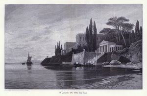 Nero Villası (gravür) by Herman David Salomon Corrodi