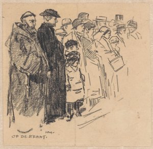 Seyirci sırası (bir geçit töreninde mi?) by Herman Moerkerk