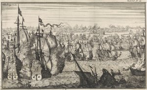 Duins Savaşı, 1639 by Herman Padtbrugge