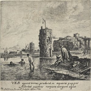 Bahar, 1650 by Herman the Younger Saftleven