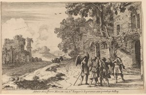 İbrahim ve Üç Melek by Herman van Swanevelt