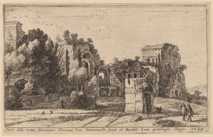 Caracalla Hamamları by Herman van Swanevelt