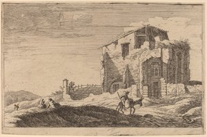 Yıkılmış Bir Binanın Görünümü by Herman van Swanevelt