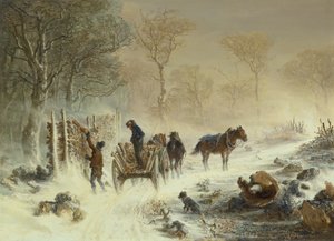 Karda Odun Yükleme, 1858