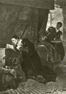 Louis XI ve Oliver Le Dain (gravür)