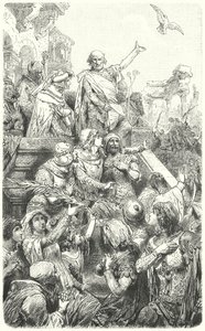 Cola di Rienzo, Roma halkına yeni bir anayasa veriyor, 1347 by Hermann Vogel