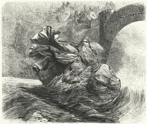 Frederick Barbarossa, Üçüncü Haçlı Seferi'nde Saleph Nehri'nde boğulurken, 1190