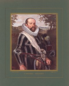 Gaspard II de Coligny, Fransız Din Savaşları sırasında Fransız amiral ve Huguenot lideri by Hermann Vogel