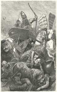Büyük Ramses, Kadeş Savaşı'nda, MÖ 1274 by Hermann Vogel