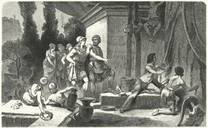 Perikles altında Yunan sanatının çiçek açması by Hermann Vogel