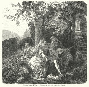 Tristan ve Isolde by Hermann Vogel