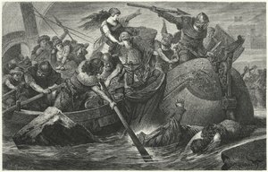 Viking akıncıları by Hermann Vogel
