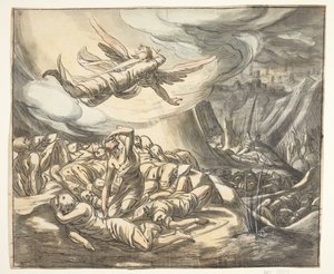 Çizilmiş kılıçlı melek. by Hermann Weyer