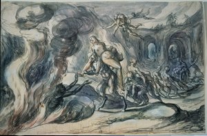 Yeraltı Dünyasında Eurydice (cehennemde Eurydice). Hermann Weyer