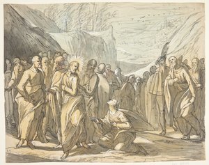 İsa ve Kenanlı kadın. by Hermann Weyer