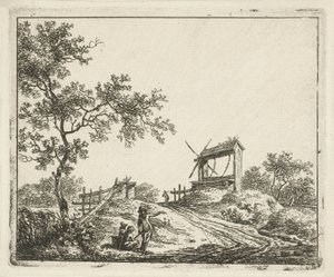 Kuyu ile manzara Altı manzara (dizi başlığı) by Hermanus Fock