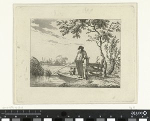 güvertede balıkçı fener by Hermanus Fock