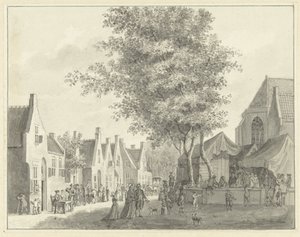 Valkenburg köyünde pazar
