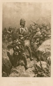 Keskin Nişan: Boer Savaşı sırasındaki savaş by Hermanus Willem (after) Koekkoek