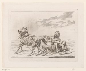 Bir kızak üzerinde kazak by Hess