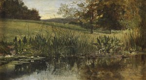 Nehir kıyısında, 1869 by Heywood Hardy