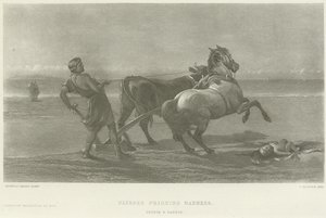 Ulysses delilik numarası yapıyor (gravür)