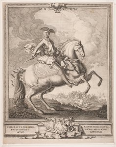 Frederik V at sırtında Veliaht Prens olarak by Hieronimo Miani