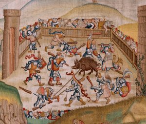 Flaman halısı. Hieronymus Bosch