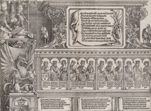 Sağ Taç Kapının Üst Kısmı, Geyik Derisi Üzerinde Yazıtlı, Frizli ..., 1515.