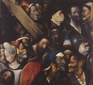 Haçı taşıyan İsa, 1515-1516 by Hieronymus Bosch
