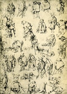 Sakatlar, dilenciler ve dilenci müzisyenler by Hieronymus Bosch