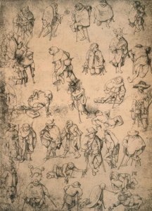 Sakatlar, dilenciler ve dilencilik yapan müzisyenler by Hieronymus Bosch