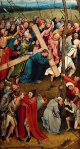 Haç tutan İsa, Calvary'ye giden yol by Hieronymus Bosch