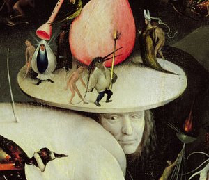 Dünyevi Zevkler Bahçesi, c.1500 (3425 detayı) by Hieronymus Bosch