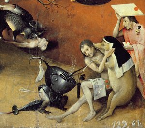 Dünyevi Zevkler Bahçesi, c.1500 (3425 detayı) by Hieronymus Bosch