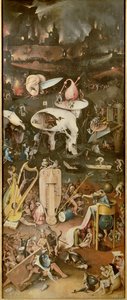 Cehennem (Dünyevi Zevkler Bahçesi'nin sağ paneli) by Hieronymus Bosch