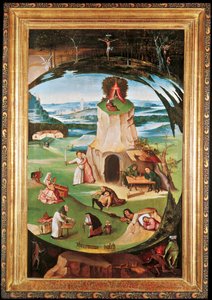 Yedi ölümcül günah by Hieronymus Bosch