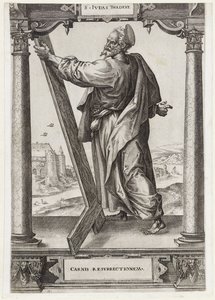 H. Judas Taddeus S. Ivdas Thadevs (nesne üzerindeki başlık) Christ and the Twelve Apostles ve H. Paulus (dizi başlığı)