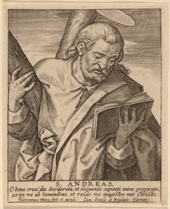 S. Andreas by Hieronymus Wierix