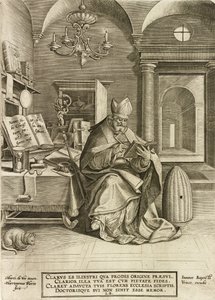 Aziz Ambrose, Kilisenin Dört Babası dizisinden, pub. 1586