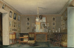 A Paris Uzmanları Dolap Odası, c.1815 (kağıt üzerinde wc ve guaş) by Hilaire Thierry