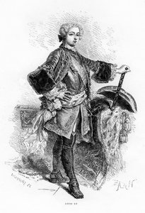 Louis XV, Fransa Kralı. by Hildibrand