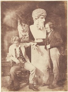 D. O. Hill ve Profesör James Miller by Hill and Adamson