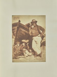 [James Linton ve üç oğlu] by Hill and Adamson