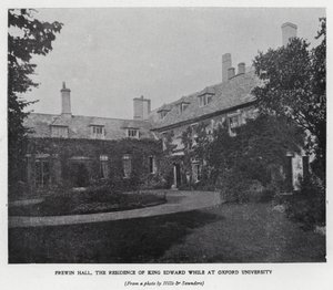 Frewin Hall, King Edward VII