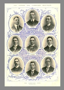 Cambridge Mürettebatı, Oxford ve Cambridge Tekne Yarışı, 1898.