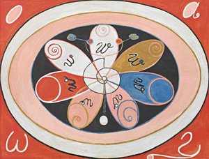 Evrim, No. 15, Grup IV, Yedi Köşeli Yıldızlar by Hilma af Klint
