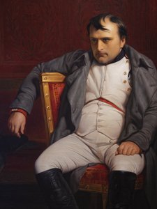 Napolyon I Fontainebleau'da, 31 Mart 1814, detay