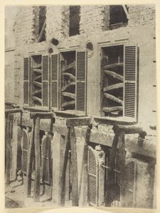 Eski Ev Restorasyonda by Hippolyte Bayard